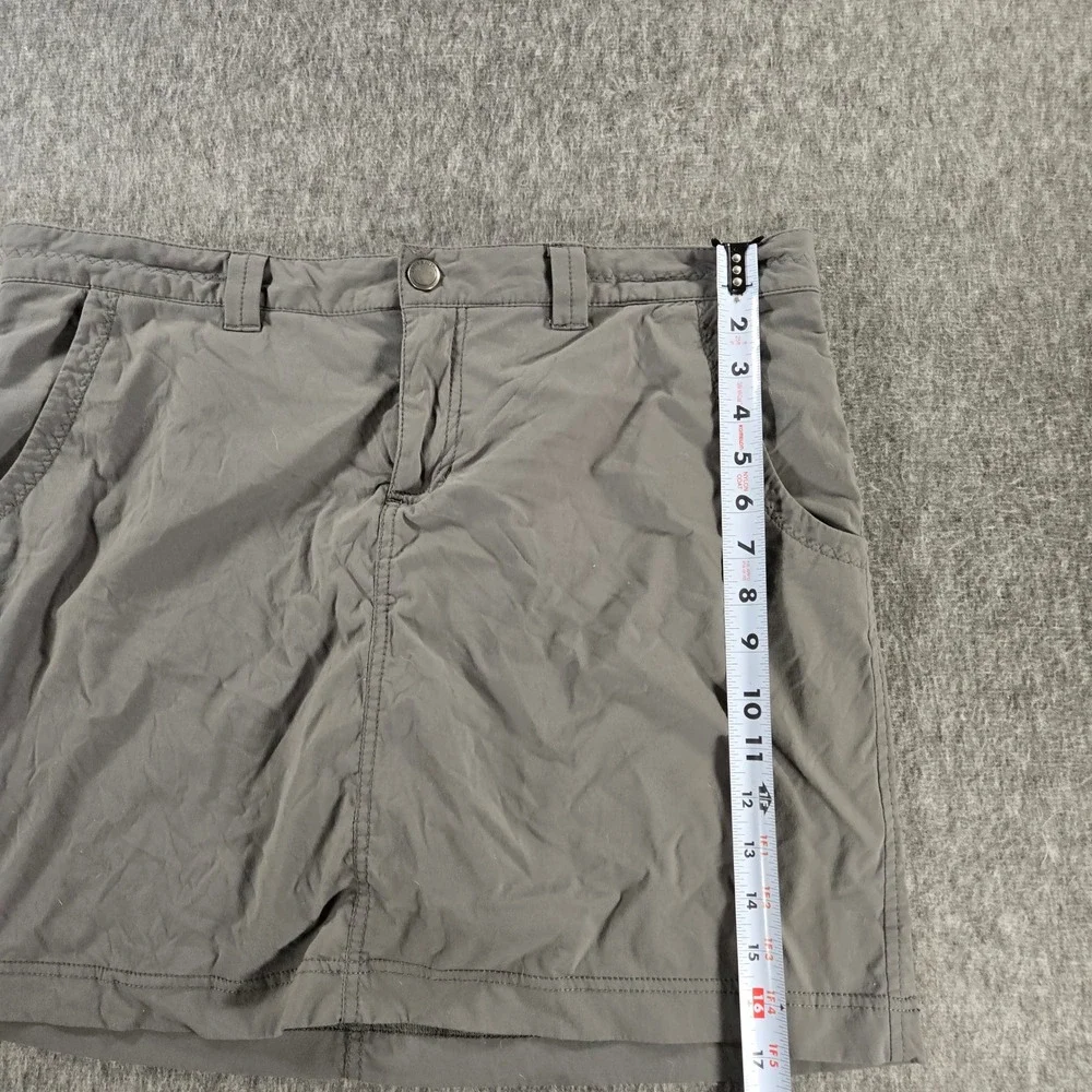 Eddie Bauer Travex Skort Womens 12 Gray Hiking Outdoor Stretch Performance‎